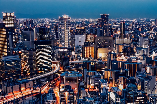 日本の夜景の画像